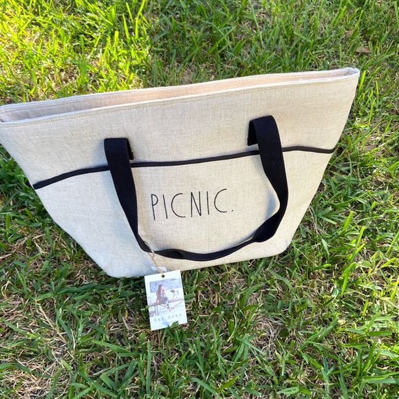 New Rae Dunn picnic Insulated tote bag - Picture 8 of 9